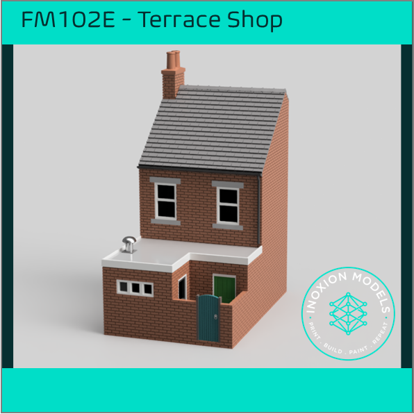 FM102E – Low Relief Terrace Shop OO Scale