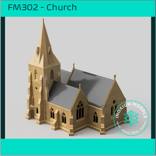 FM302 – English Medieval Church HO Scale