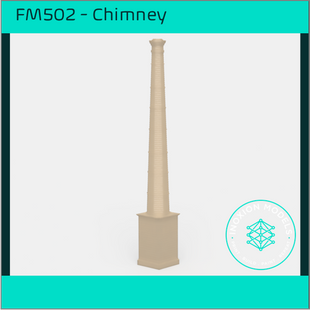 FM502 – Chimney/Smoke Stack HO Scale