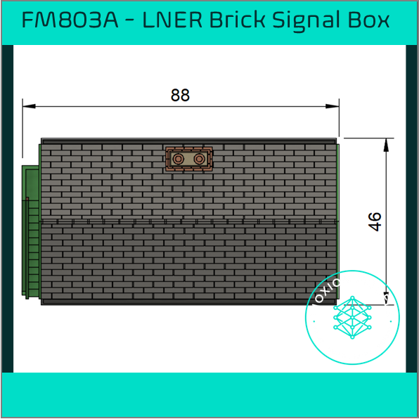 FM803A – LNER Brick Signal Box HO Scale