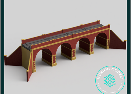 FM910 – Single Track Brick Viaduct OO Scale