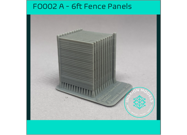 FO002 A – 6ft Garden Fence HO Scale
