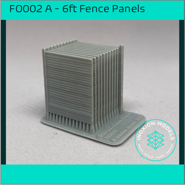 FO002 A – 6ft Garden Fence HO Scale