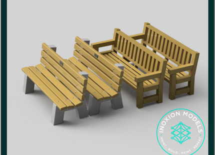 FO103 A – Park Benches OO/HO Scale