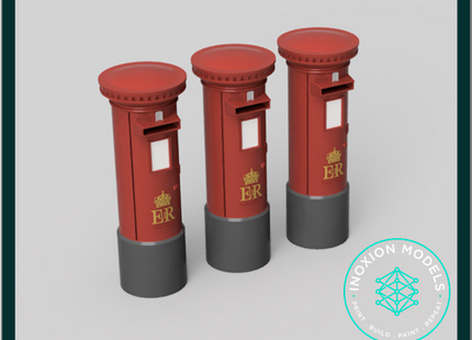 FO105 A – Post Boxes 1:50 Scale