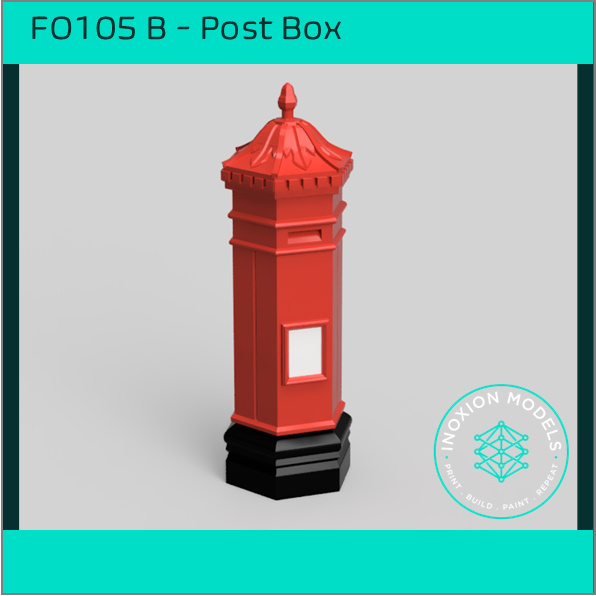 FO105 B – Victorian Post Box OO/HO Scale