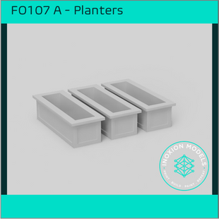 FO107 A – Urban Planters OO/HO Scale