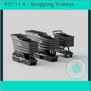 FO111 A – Shopping Trolleys OO/HO Scale
