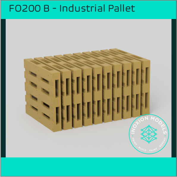 Fo200B – 10X Industrial Pallets Oo/Ho Scale Oo Accessory