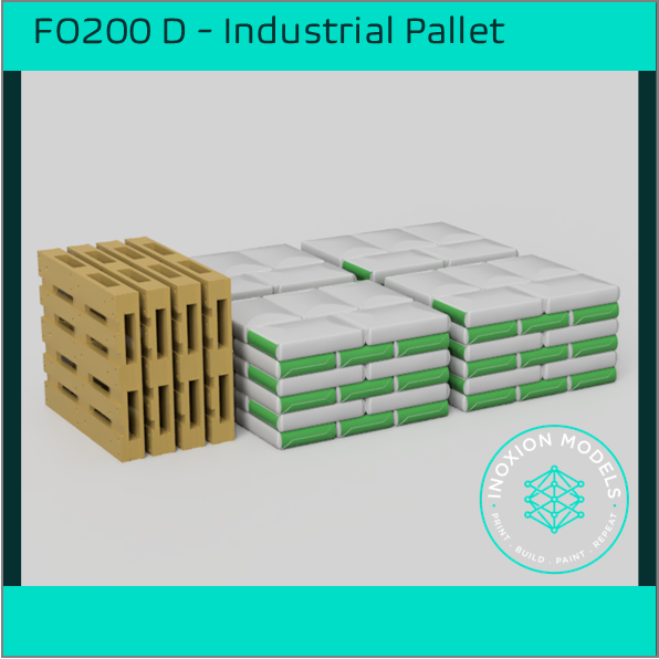 FO200 D – Industrial Pallets OO/HO Scale