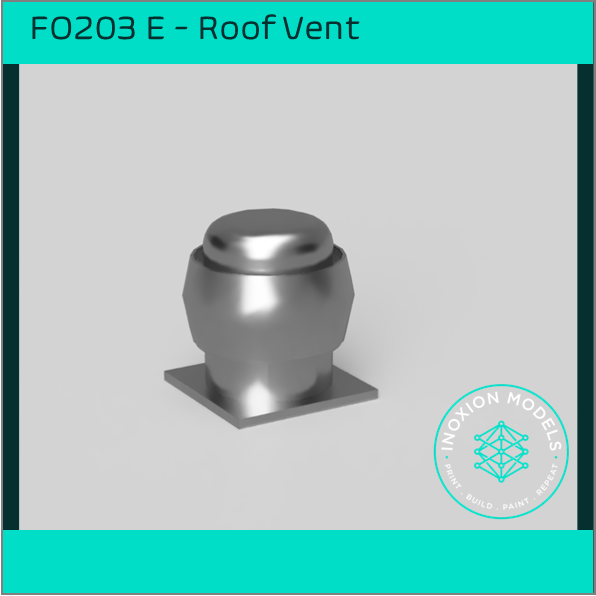 FO203 E – Roof Vent OO/HO Scale