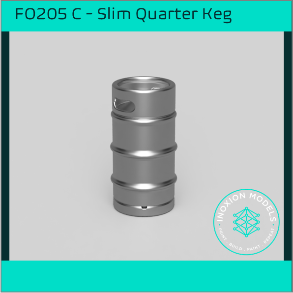 FO205 C – Slim Quarter Keg OO/HO Scale