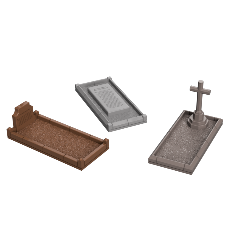 Ho307E – Grave Plots N Scale Accessory