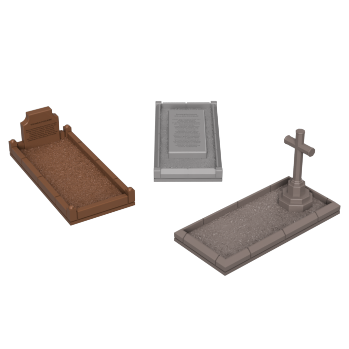 Ho307E – Grave Plots N Scale Accessory