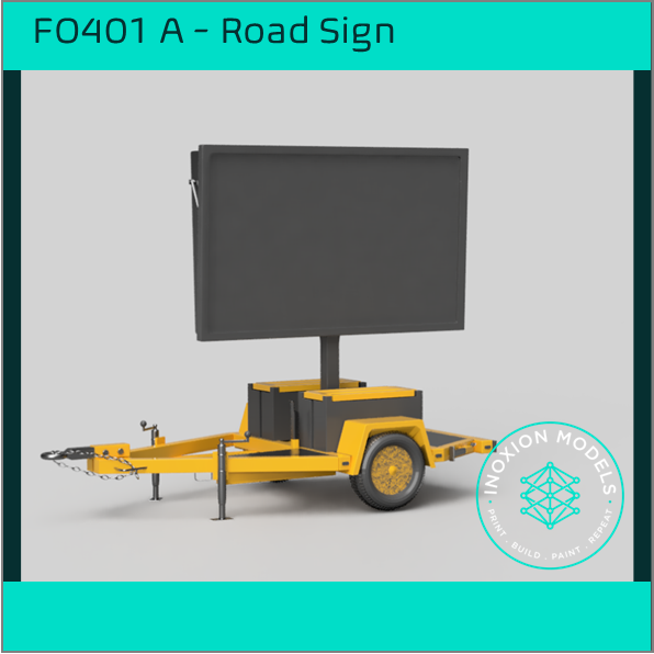 FO401 A – Road Sign OO/HO Scale