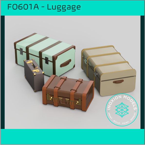 FO601A – Luggage OO/HO Scale