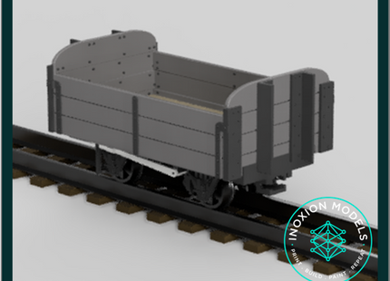 FPC753G – 6x Light Railway Wagon Pack OO9 Gauge