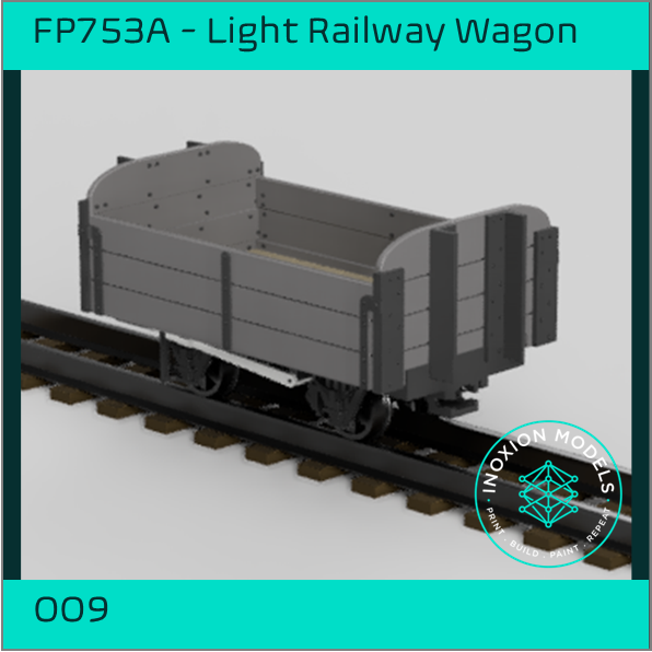 FP753A – Light Railway Wagon OO9 Gauge