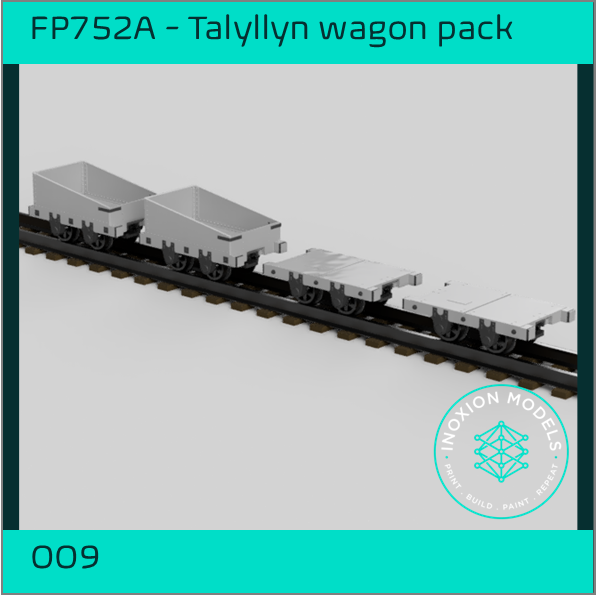 FP752A – Talyllyn Wagon Pack OO9 Gauge