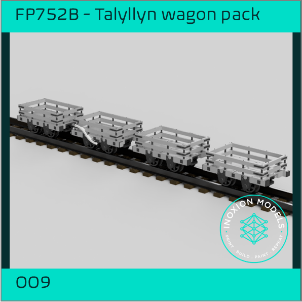 FP752B – Talyllyn Slate Wagon Pack OO9 Gauge