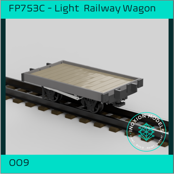 FP753C – Light Railway Wagon OO9 Gauge