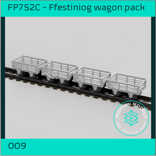 FP752C – Ffestiniog Slate Wagon Pack OO9 Gauge