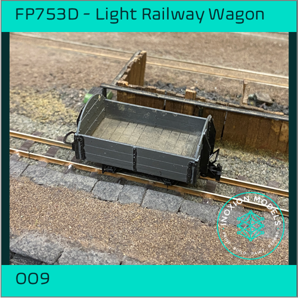 FPC753D – 4x Light Railway Wagon Pack OO9 Gauge