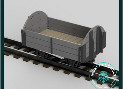 FPC753D – 4x Light Railway Wagon Pack OO9 Gauge