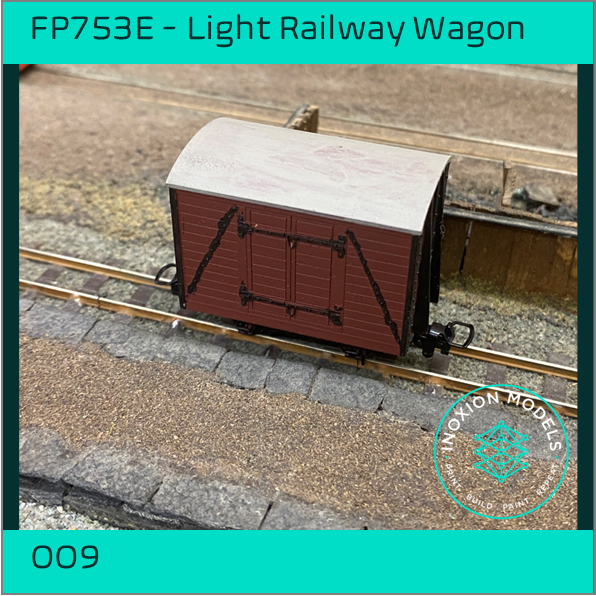 FPC753E – 4x Light Railway Wagon Pack OO9 Gauge