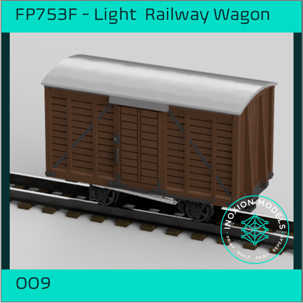 FP753F – Light Railway Wagon OO9 Gauge