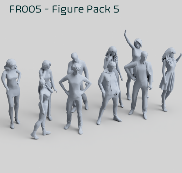 Fr005 Standing Figure Pack 5