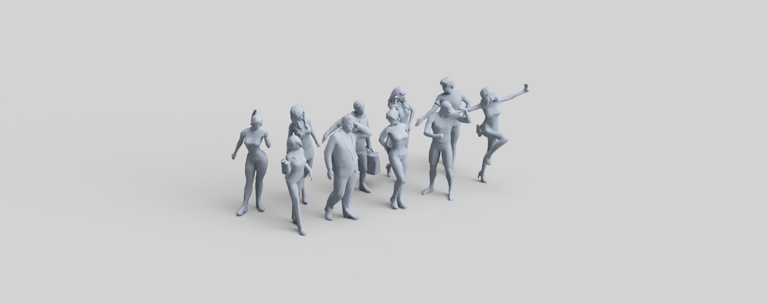 Fr006 Standing Figure Pack 6