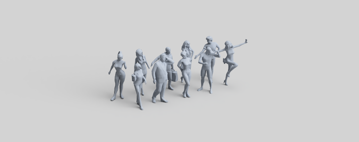 Fr006 Standing Figure Pack 6