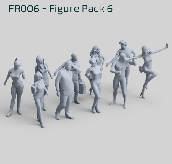 Fr006 Standing Figure Pack 6