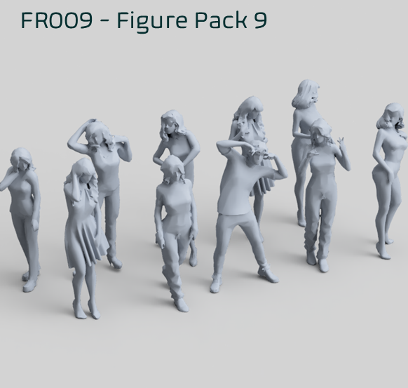 FR009 Standing Figure Pack 9