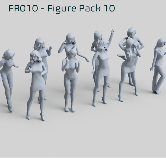 FR010 Standing Figure Pack 10