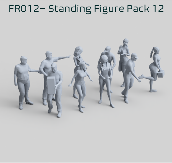FR012 Standing Figure Pack 12