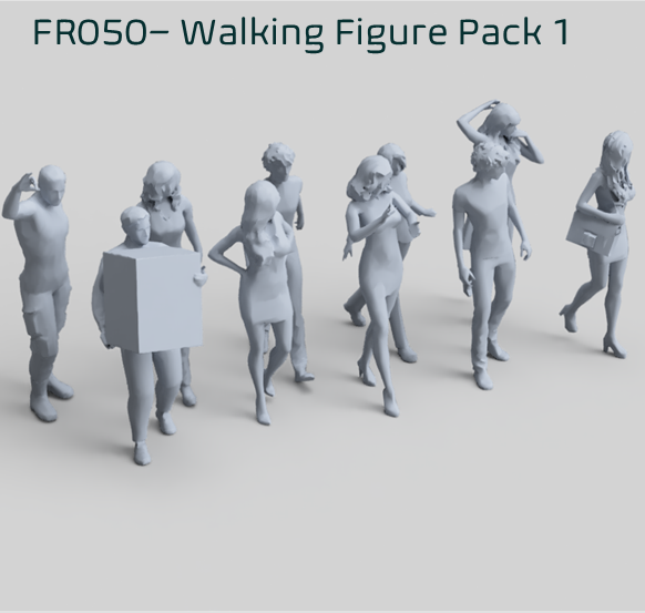 FR050 Walking Figure Pack 1