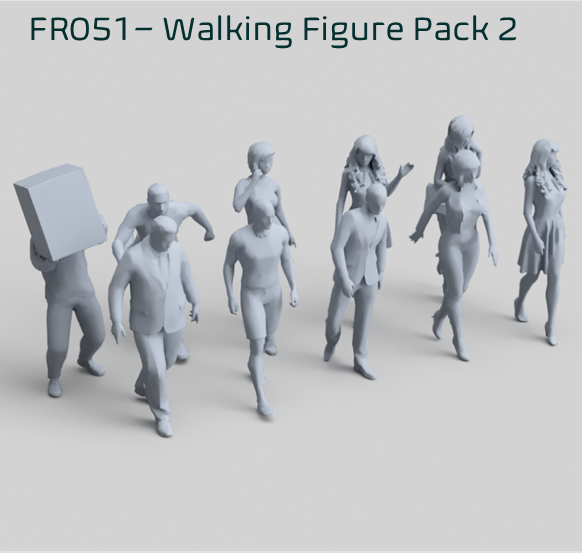 FR051 Walking Figure Pack 2