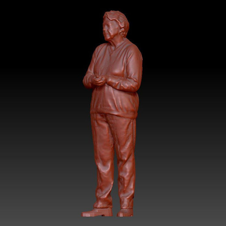 Older Female Standing Chatting Dsp016 Figure