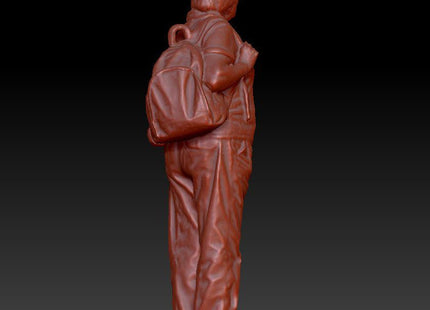 Older Female With Backpack Dsp019 Figure