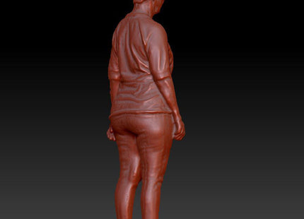 Older Lady Standing And Gossiping Dsp024 Figure