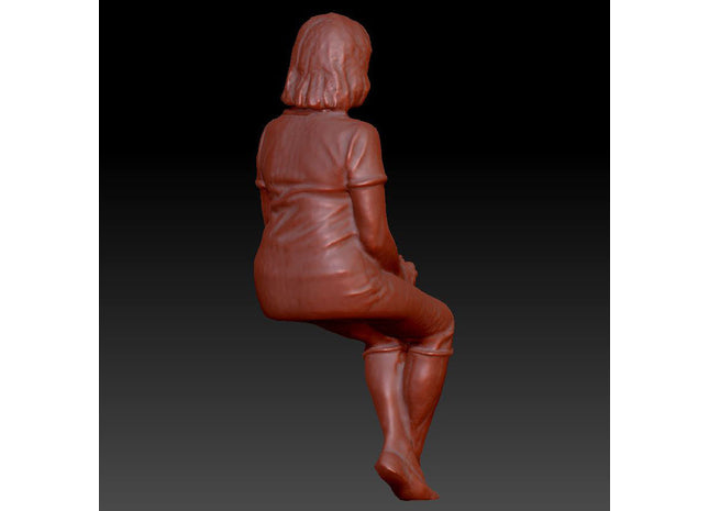 Lady Sitting With Coffee Nattering Dsp029 Figure