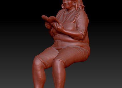 Lady Sitting Reading Dsp033 Figure
