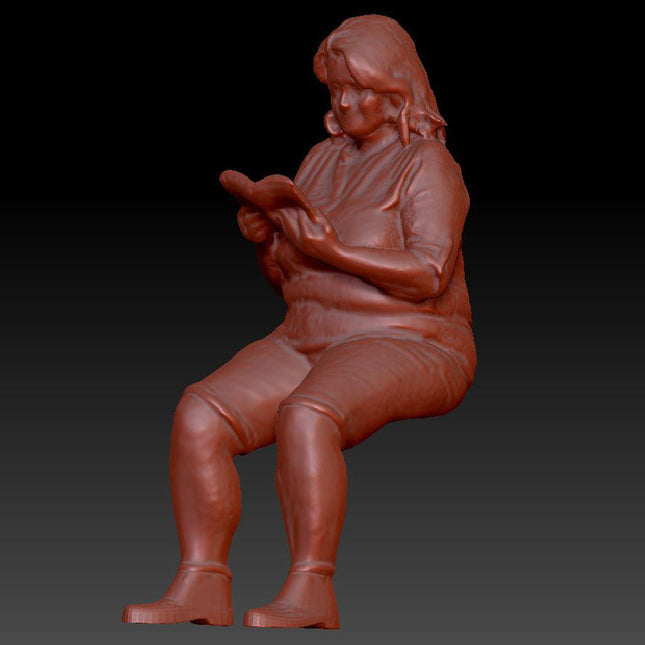 Lady Sitting Reading Dsp033 Figure