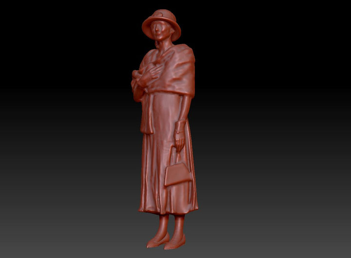 Smart Older Female Dsp123 Figure