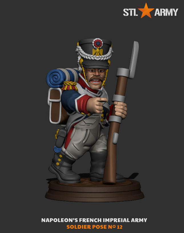 French Soldier 12 Napoleonic Imperial Army