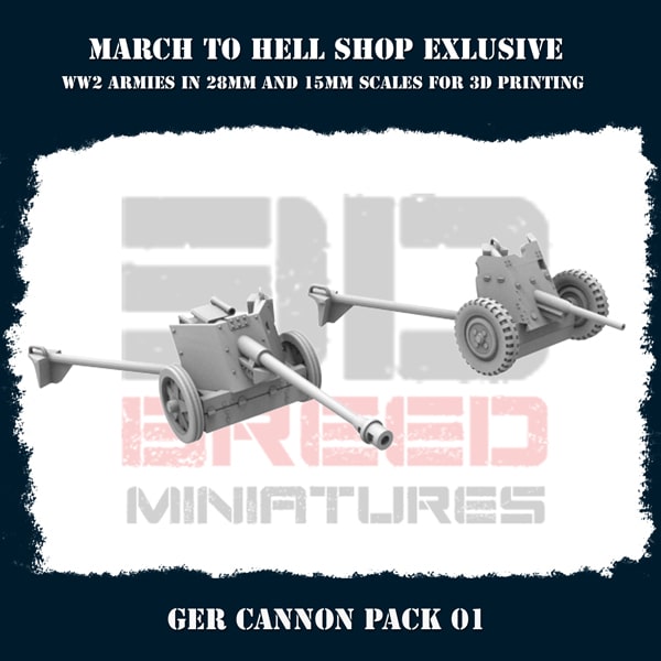 Ger Cannons Pack 01 Figure