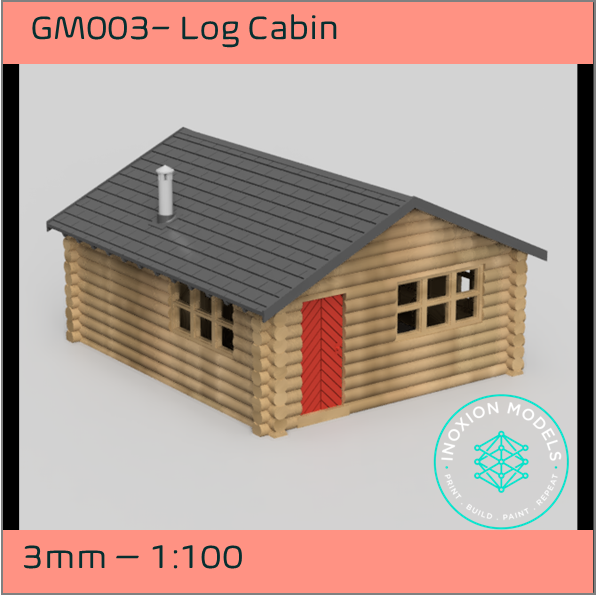 GM003 – Log Cabin 3mm - 1:100 Scale