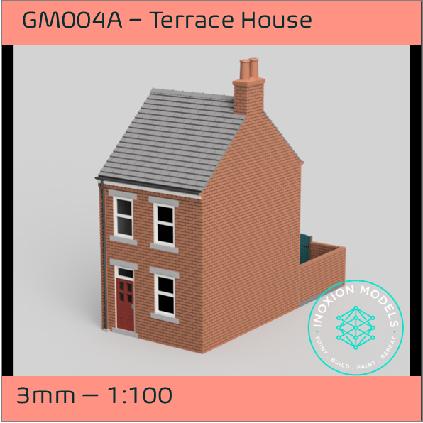 GM004A – Terrace Terrace House 3mm - 1:100 Scale